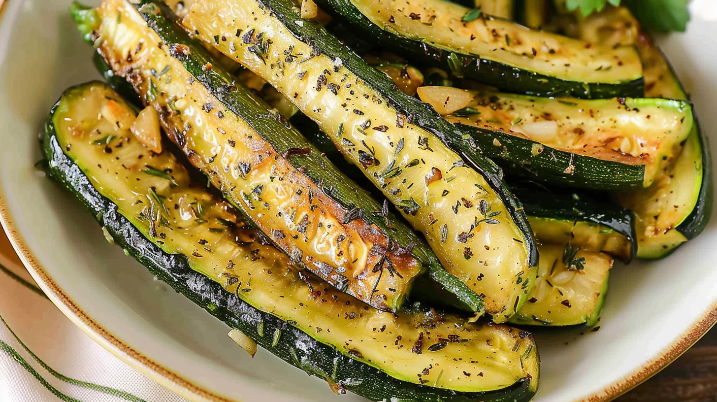 20 Minute Roasted Zucchini