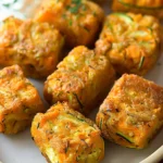 Baked Sweet Potato Zucchini Tots