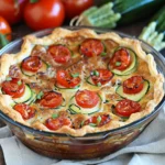 Bisquick Zucchini Pie