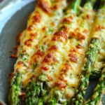 Cheesy Baked Asparagus Spears