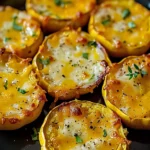Cheesy Baked Squash Rounds