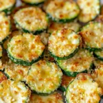 Cheesy Baked Zucchini Rounds