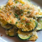 Cheesy Zucchini Gratin Casserole