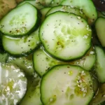 Classic Marinated Cucumber