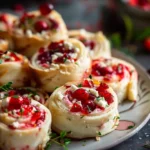Cranberry Feta Pinwheel With Cream Cheese