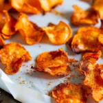 Crispy Baked Carrot Chips