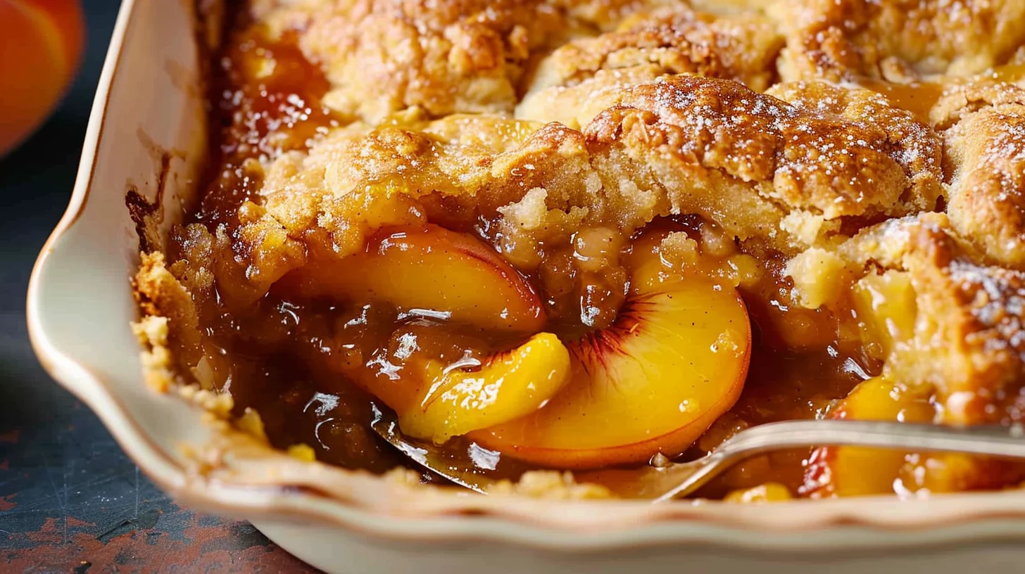 Easiest Peach Cobbler Recipe