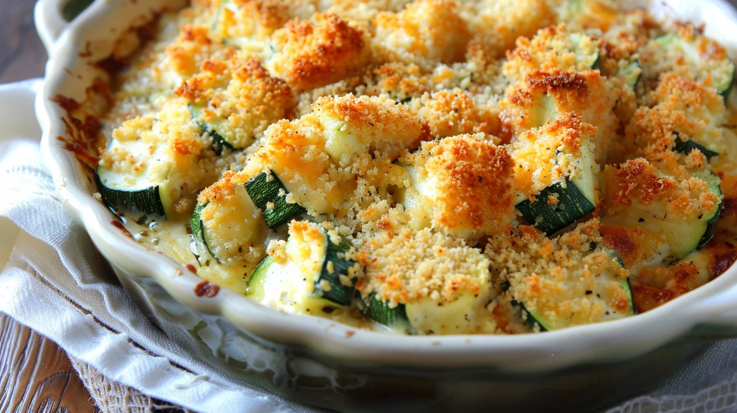 Easy Cheesy Zucchini Casserole