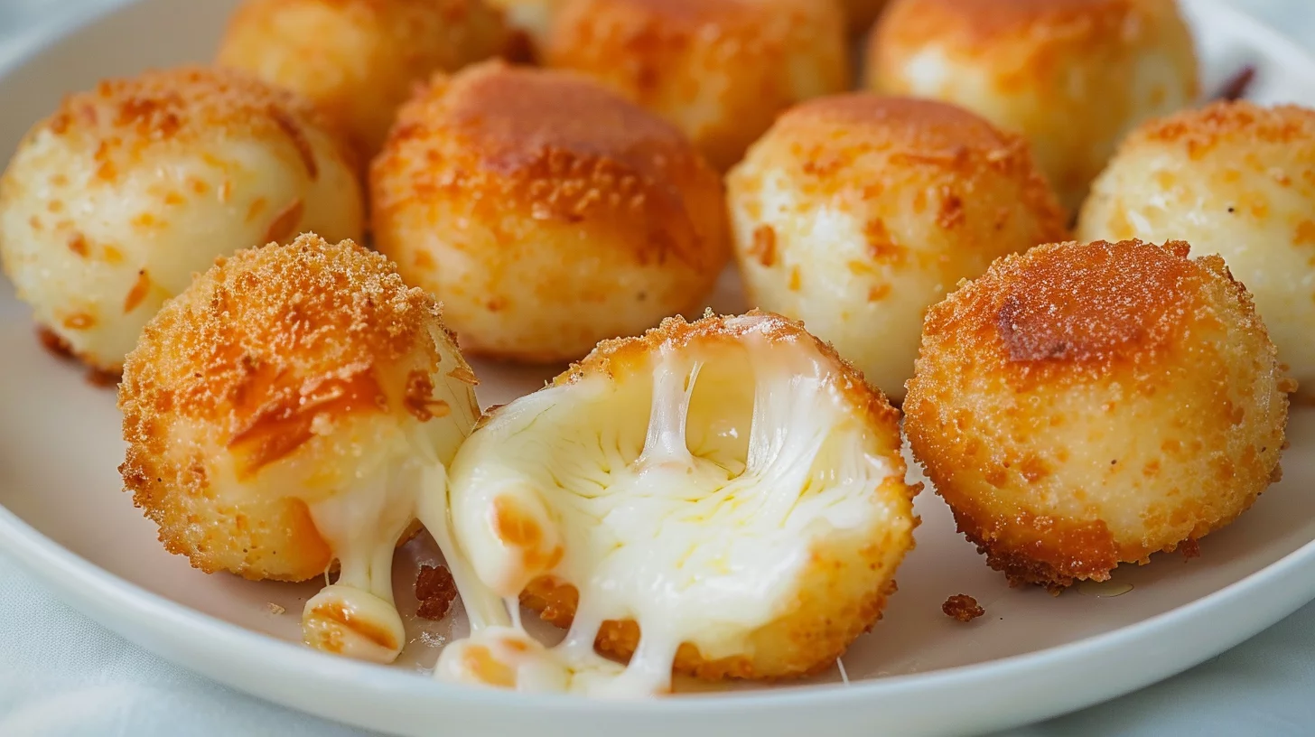 Golden Cheese Crunch Bites