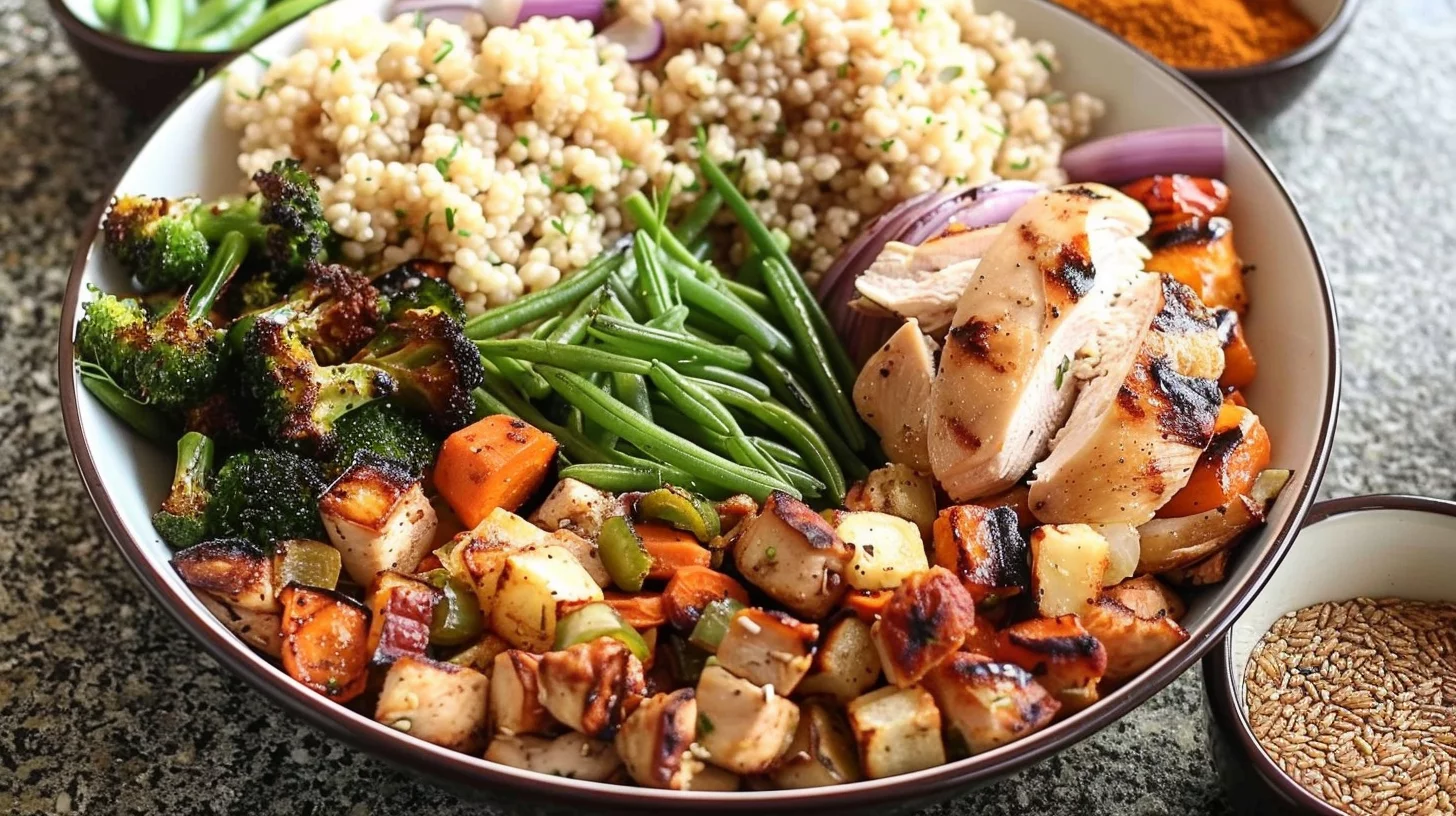 Grilled Chicken and Veggie Bowl