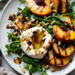 Grilled Peach and Burrata Salad