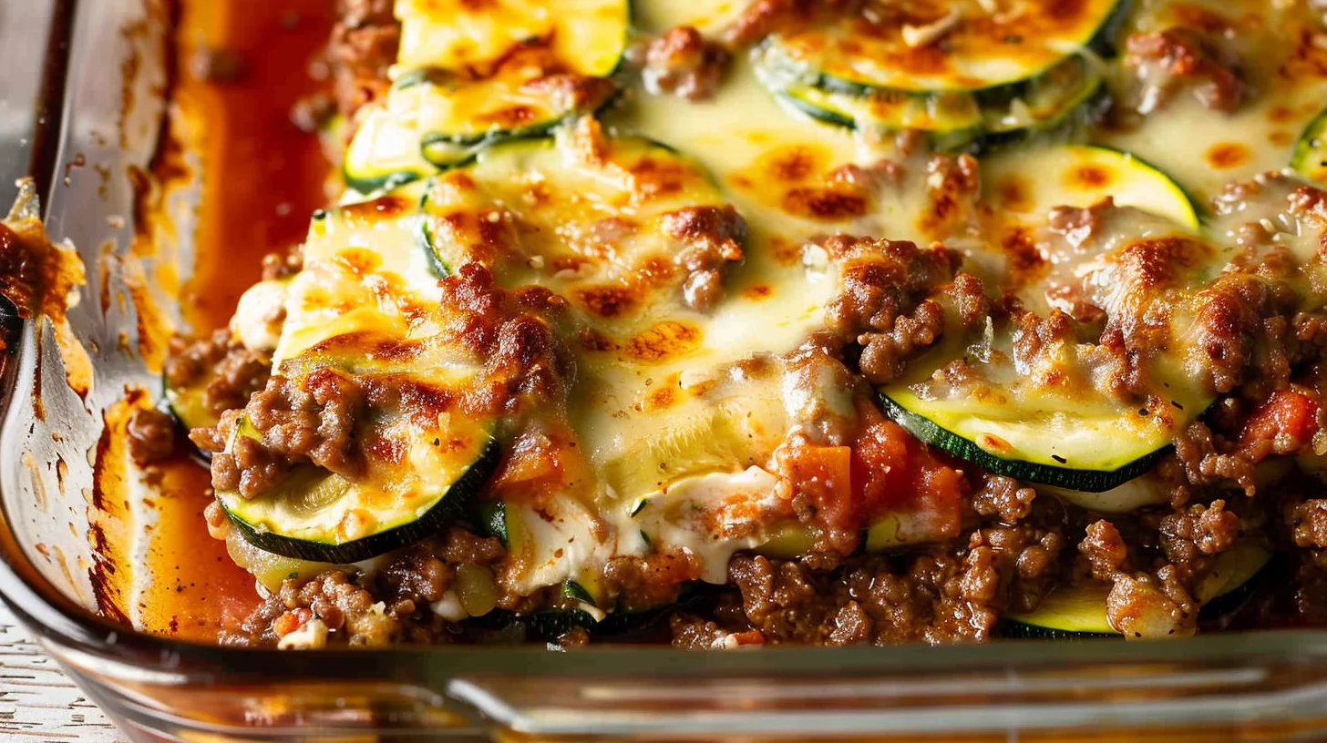 Ground Beef Zucchini Casserole