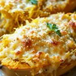 Healthy Spaghetti Squash au Gratin