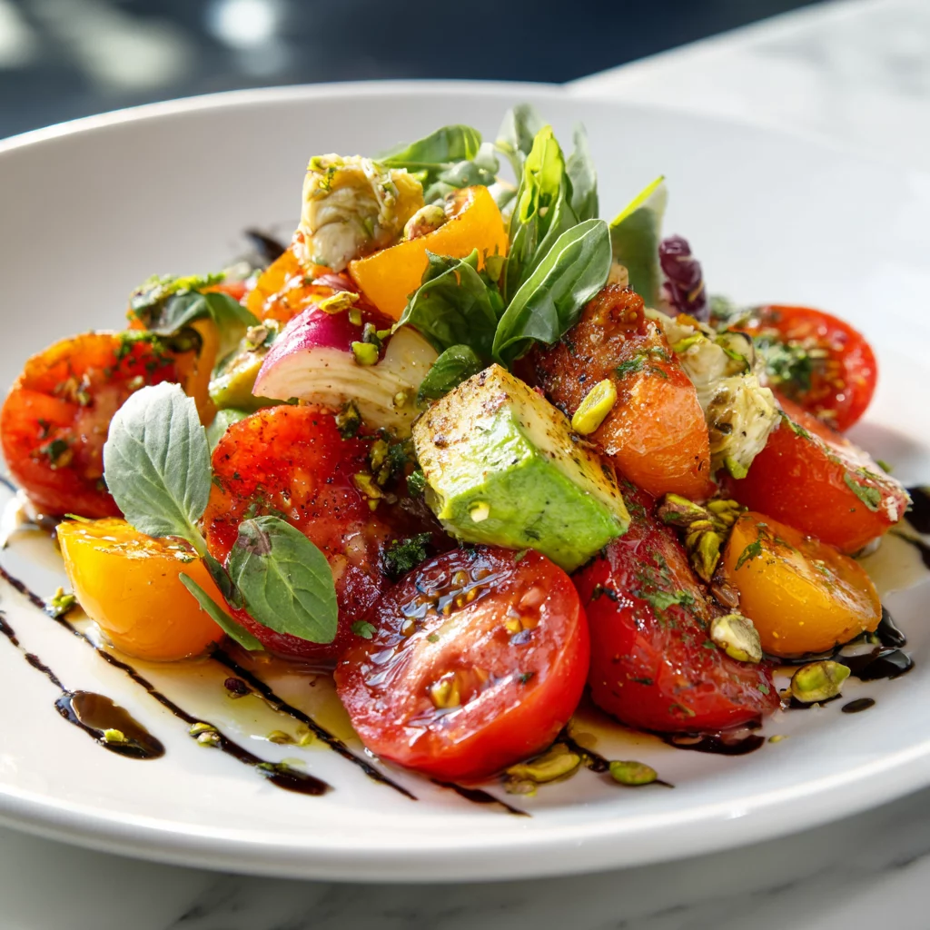 High-Protein Tomato and Basil Salad