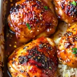 Honey Butter Garlic Chicken Thighs