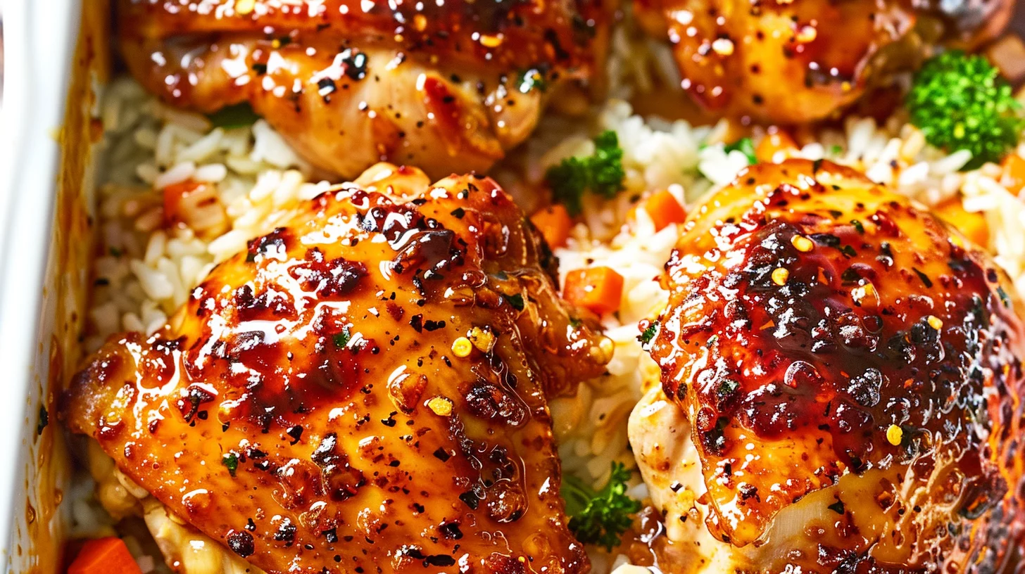Honey Butter Garlic Chicken Thighs