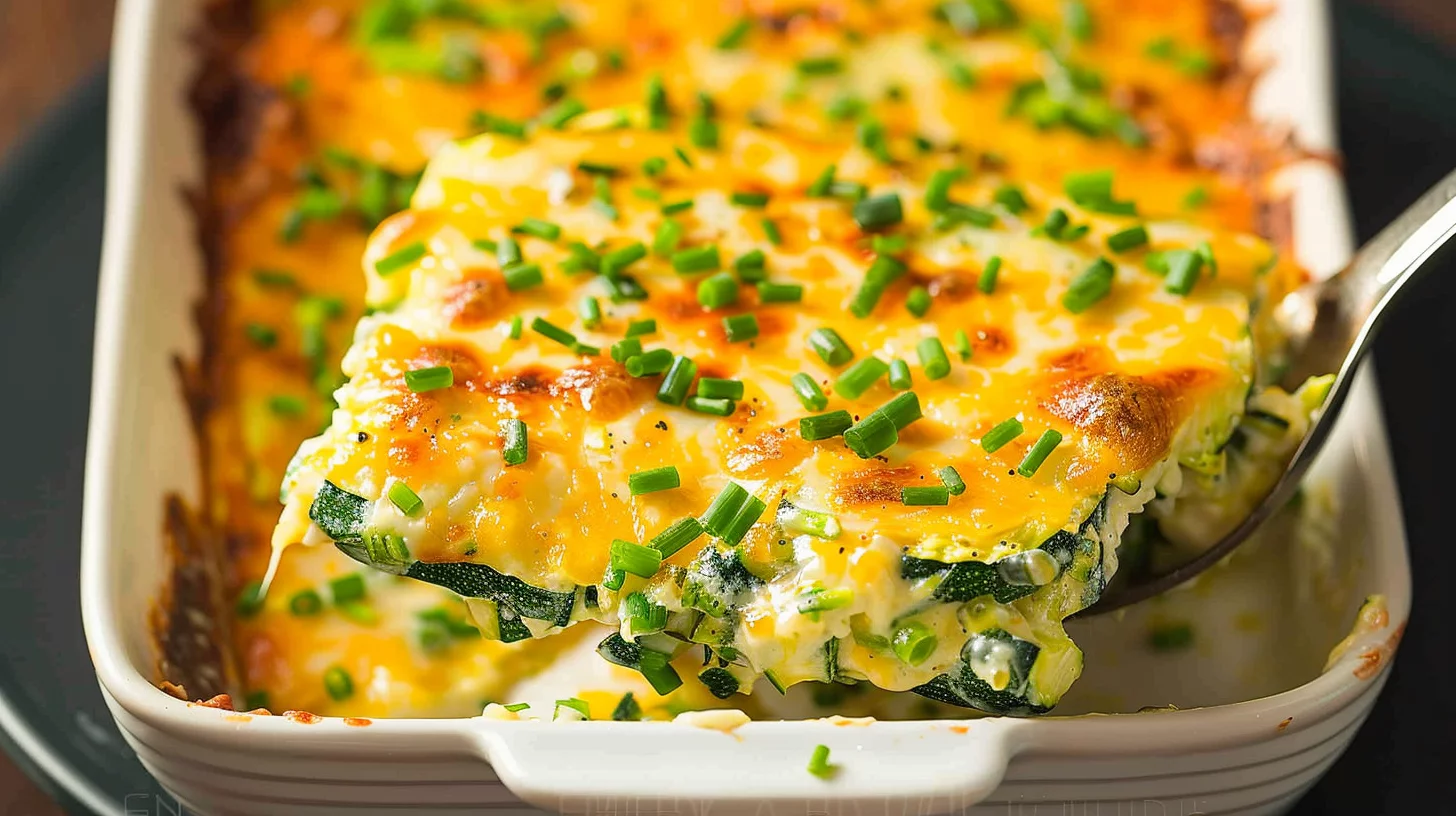 Irresistible Cheesy Zucchini Casserole
