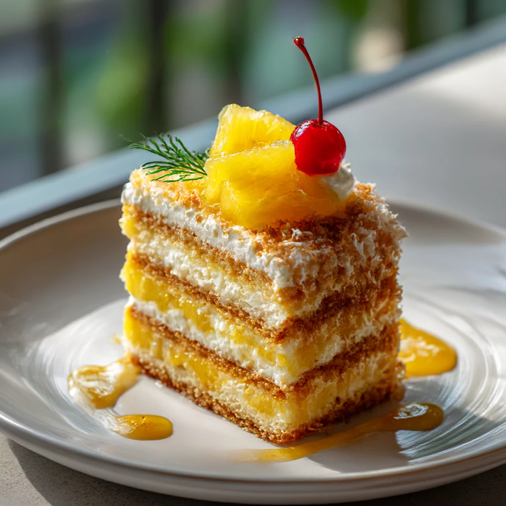 Juicy Pineapple Heaven Cake