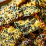 Mediterranean Spinach and Feta Cheese Crisps
