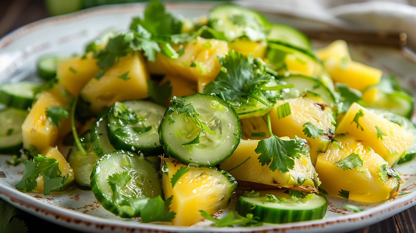 Pineapple Cucumber Salad