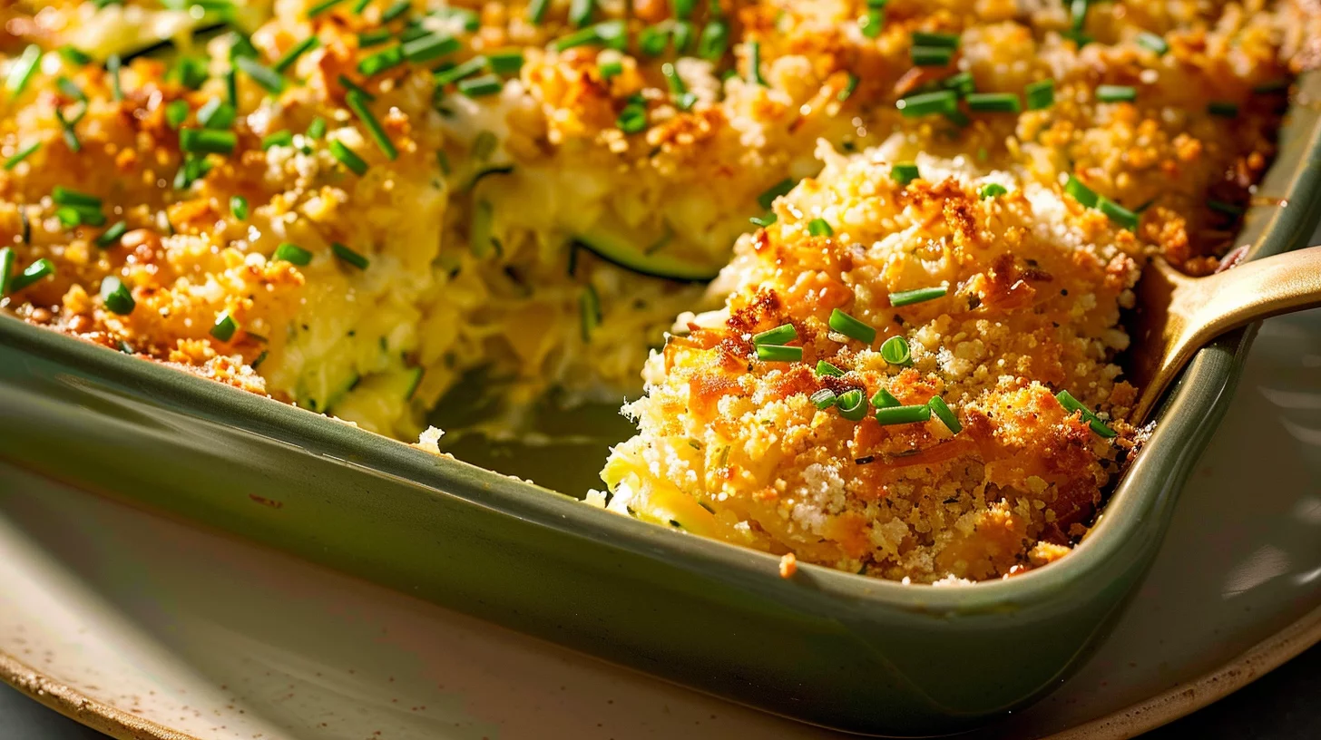 Shredded Zucchini Casserole