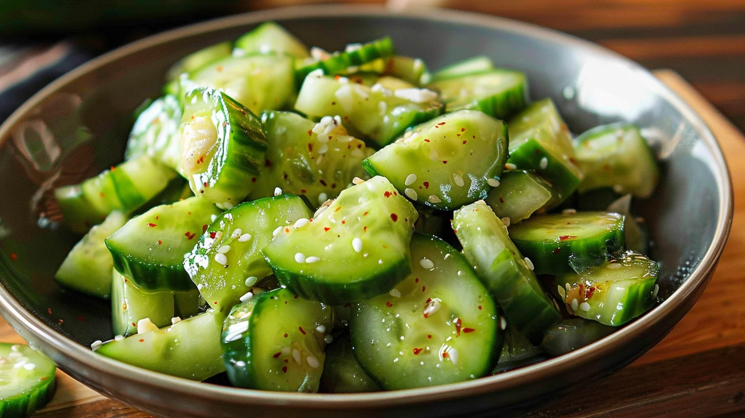 Sichuanstyle Smashed Cucumber Salad