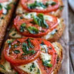 Tomato Basil Garlic Bread