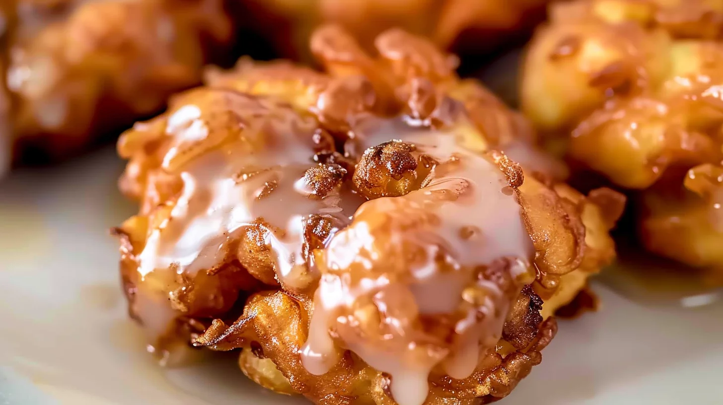 Warm Baked Apple Fritters