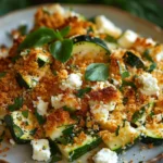 Zucchini Casserole Feta Herb Bake