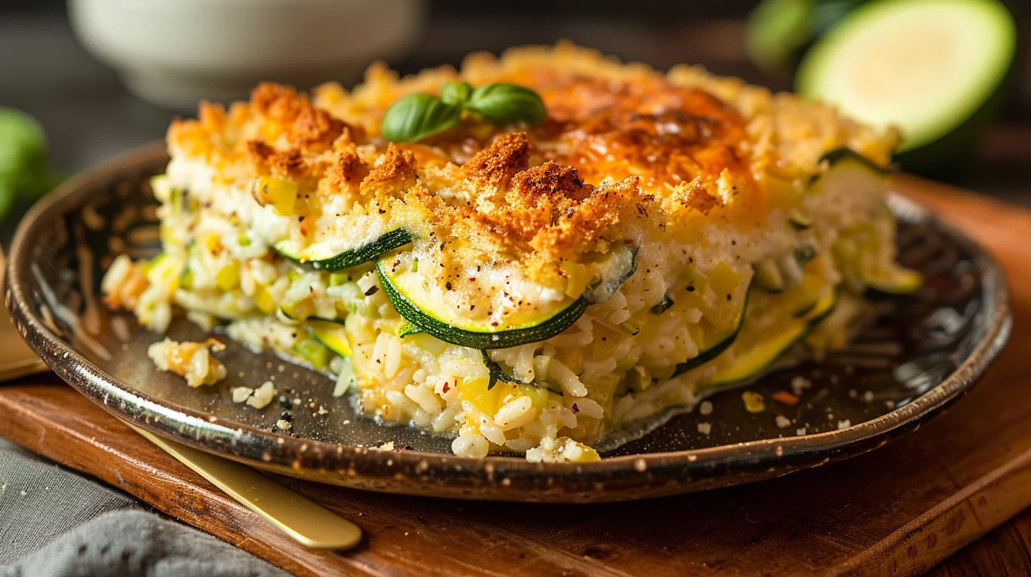 Zucchini Rice Casserole With Stuffing Mix