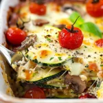 Zucchini Tomato Mushroom Casserole