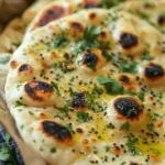 20 Minute Garlic Cottage Cheese Naan