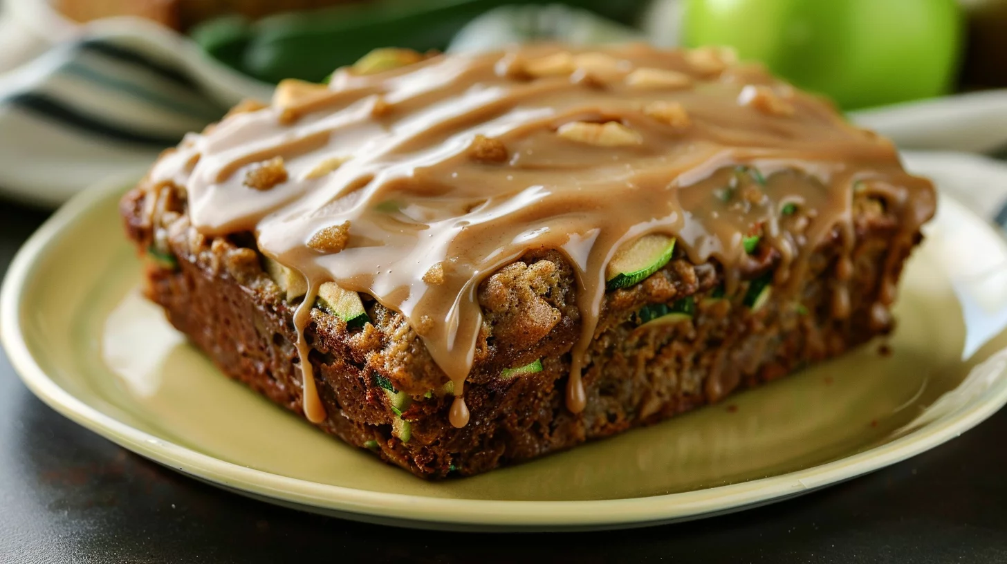 Apple Zucchini Bread With Brown Sugar Frosting