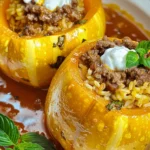 Authentic Lebanese Stuffed Yellow Squash