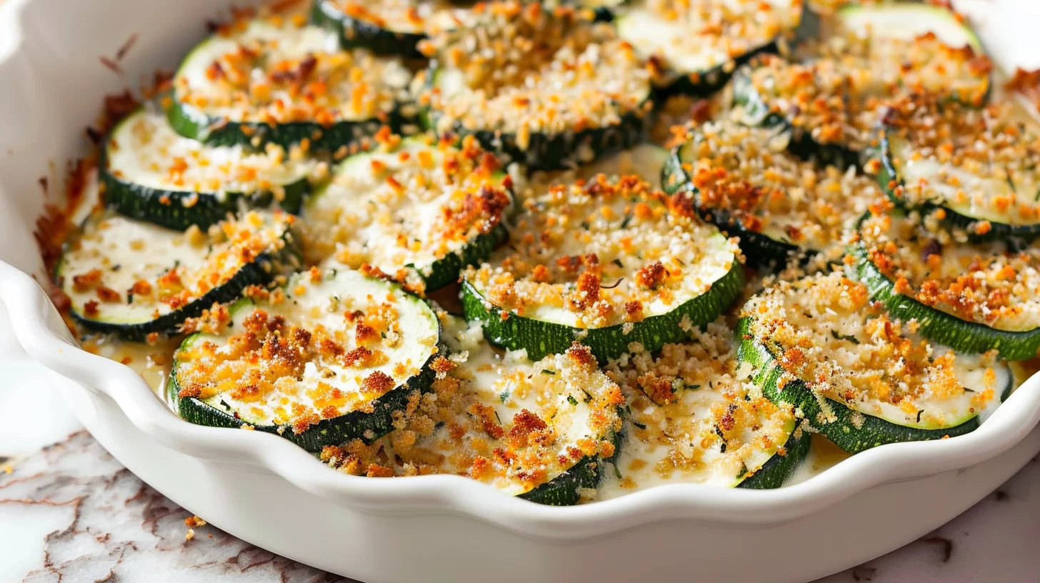 Baked Zucchini and Cheese