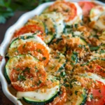 Baked Zucchini and Tomato Gratin