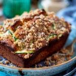 Bakery Style Zucchini Bread With Cinnamon Streusel
