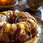 Banana Zucchini Pudding Cake With Vanilla Browned Butter Glaze