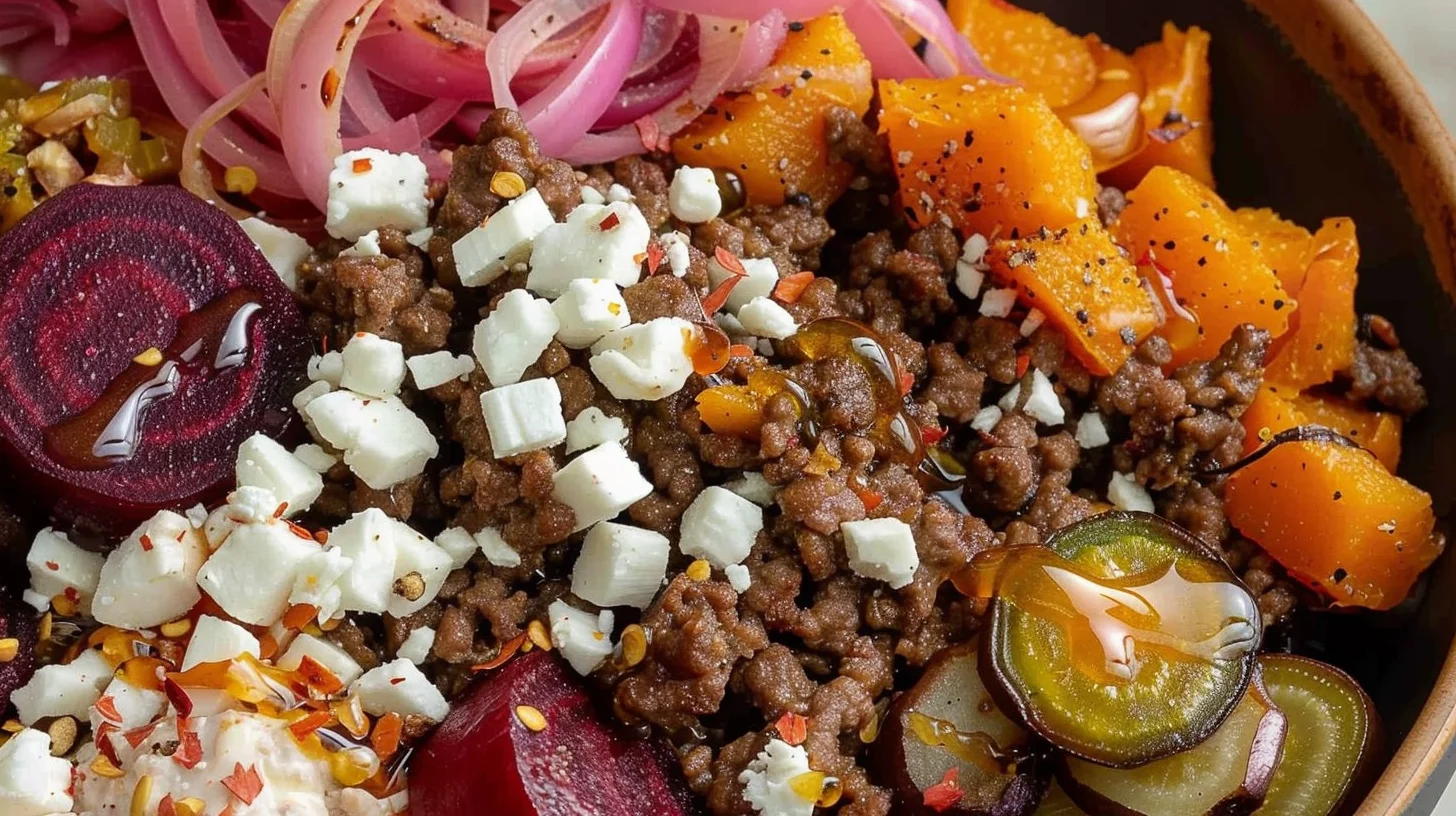 Beef and Butternut Squash Power Bowls