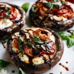 Caprese Stuffed Portobello Mushrooms Recipe