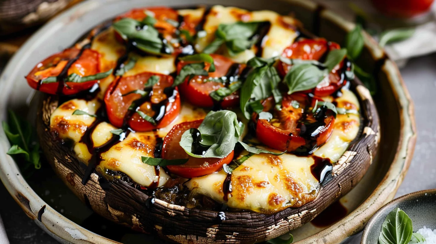 Caprese Stuffed Portobello Mushrooms Recipe