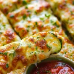 Cheesy Zucchini Breadsticks