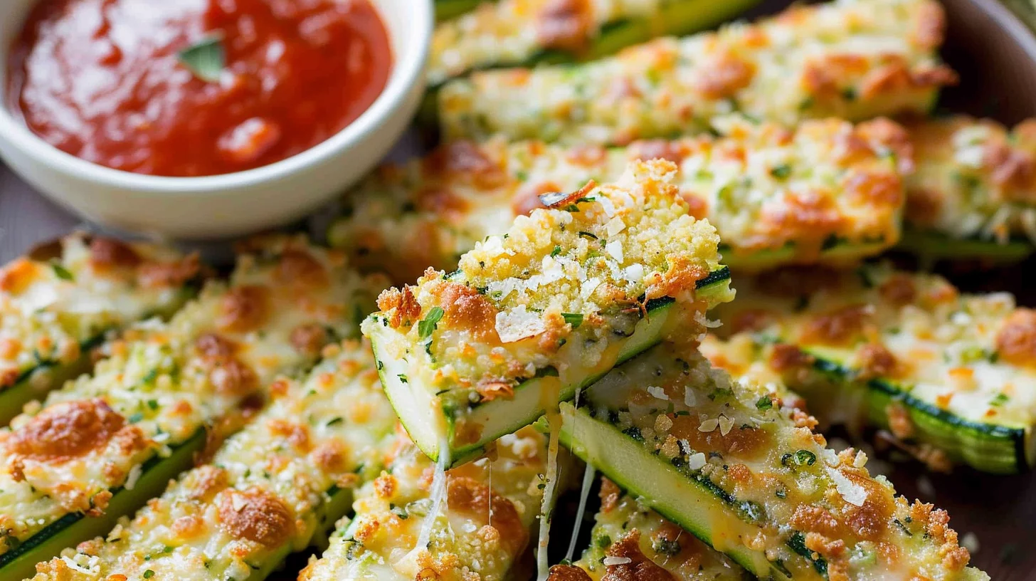 Cheesy Zucchini Sticks