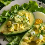 Chopped Egg and Avocado Salad Boats