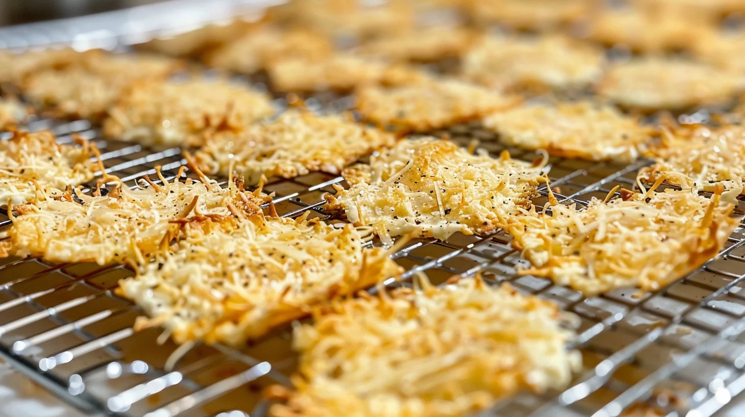 Cottage Cheese Baked Crisps