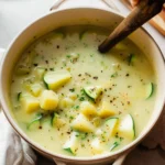 Creamy Potato and Zucchini Soup