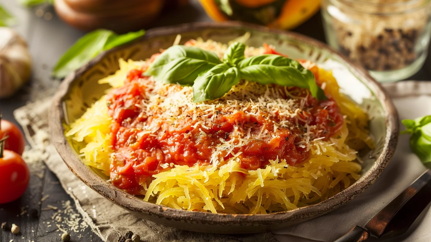 Creamy Tomato Spaghetti Squash