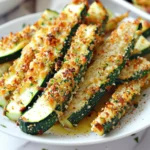 Crispy Baked Keto Zucchini Crispy Fries