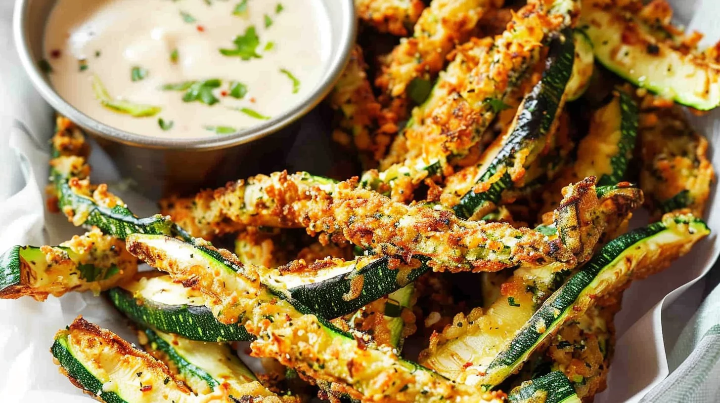 Crispy Baked Keto Zucchini Fries