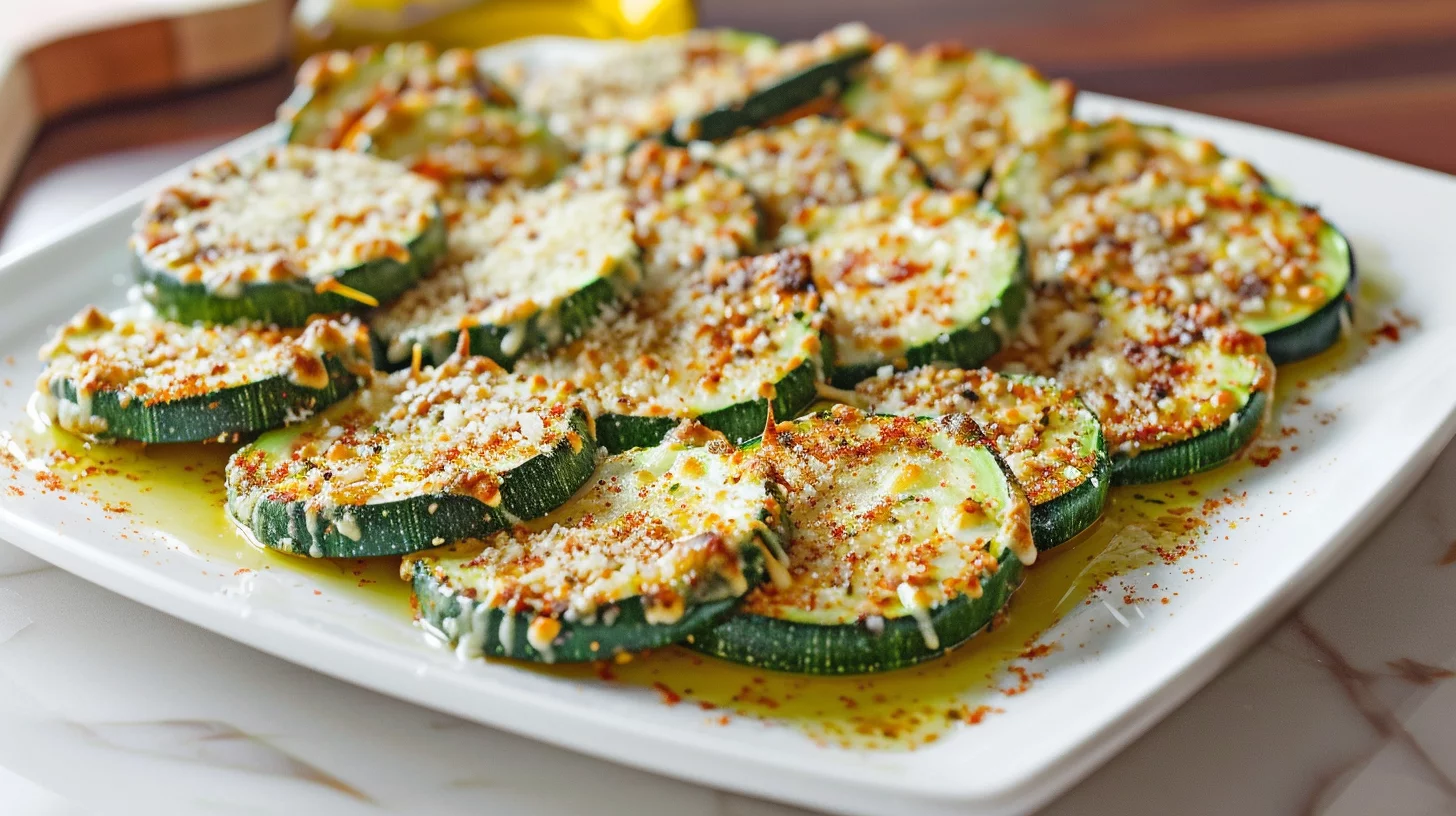 Crispy Baked Parmesan Zucchini Recipe